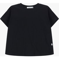 Kurz geschnittenes T-Shirt regular-fit mit Rundhalsausschnitt