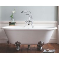 Casa Padrino Jugendstil Badewanne Naturstein freistehend 1700mm BBlan WeiÃ - Freistehende Retro Antik Badewanne