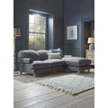 Kiruna Chaise Right Hand Facing Sofa - Seashell Opulent Cotton Velvet