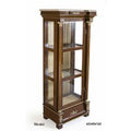 Casa Padrino Barock Vitrine 64 x 40 x H. 165 cm - Vitrinenschrank - Wohnzimmerschrank