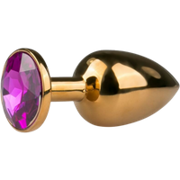 EasyToys Metal Butt Plug - Purple