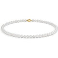 18ct Yellow Gold 6.5-7mm Akoya Pearl 18" Necklace