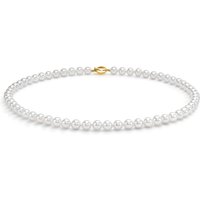 18ct Yellow Gold 6.5-7mm Akoya Pearl 18" Necklace
