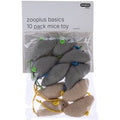 zooplus Basics Set di giocattoli per gatti, Topi - confezione da 10 pz.
