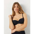 Balconcino costume preformato con coppe differenziate Iconic-Drapery / NERO / 3