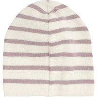 Huttelihut Gestreepte Gebreide Beanie – Rose - 486-12M