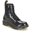 Dr. Martens  1460 W BLACK PATENT LAMPER  women's Mid Boots in Black
