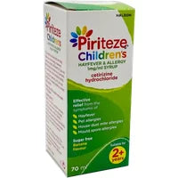 Piriteze Syrup 70ml (Cetirizine Hydrochloride 1mg)