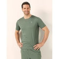 Maglia tecnica con logo Yamamay Sport / VERDE MILITARE / XXL