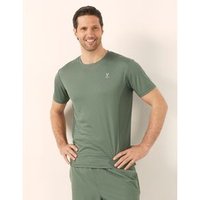 Maglia tecnica con logo Yamamay Sport / VERDE MILITARE / XXL
