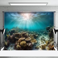 Undersea World Beautiful Light Photoshoot Backdrop - Aperturee