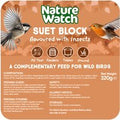 Suet Block Bird Feed With Insects By Nature Watch - 320g