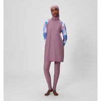 Maillot de bain 3 pièces Femme Modesty imprimé mauve