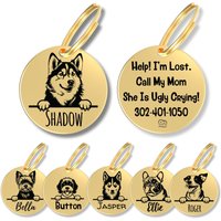 Personalized Breed Dog Tag (Alaskan Malmute)