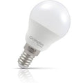 Crompton Golfball LED Light Bulb E14 4.2W (40W Eqv) Warm White Opal Round Small Screw Frosted