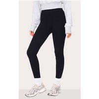 Tall Black Structured Contour Ribbed Leggings
