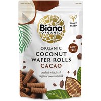 Biona Organic Cacao Coconut Rolls - 100g
