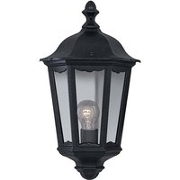 Searchlight 82505BK Alex Outdoor Wall Lamp.
