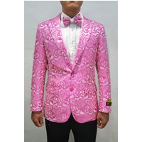 Paisley-100 Fuschia - Mens Wholesale Blazers