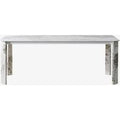 Araco Solstice Dining Table White Ceramic
