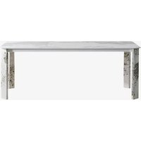 Araco Solstice Dining Table White Ceramic
