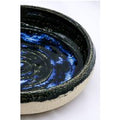 10 inch Cerulean Coast Mist Handmade Milled Stoneware Large Ceramic Plate