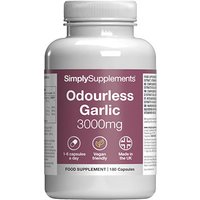 Odourless Garlic 3000mg (180 Capsules)