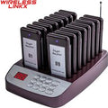 Wireless Restaurant Pager System Guest Calling System Buzzer Receiver Food Pager for Cafe Dessert Shop Church Food Truck
