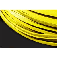 Lederband flach, 5 mm, 1 m, Echt Leder