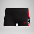 Boxer de bain Garçon Hyperboom Splice noir/rouge