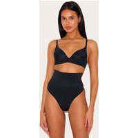 Black Shapewear High Waisted Control Thong