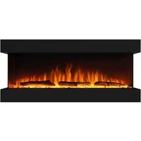 Feroza 137 cm - Elektro Wandkamin Schwarz