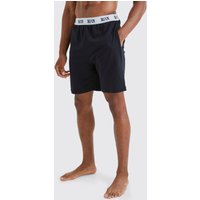 Pantalón Corto Man Para Estar En Casa, Negro