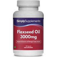 Flaxseed Oil 3000mg (180 Capsules)