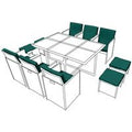12-16 Piece Rattan Cushion Set