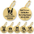 Personalized Breed Dog Tag (Australian Cattl)