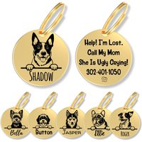 Personalized Breed Dog Tag (Australian Cattl)