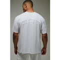 One More Rep Oversized Embossed T-Shirt, Gris