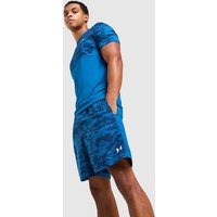 Under Armour Short Woven Camo - Bleu, Bleu