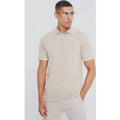 Pique Poloshirt mit Kronen-Stickerei