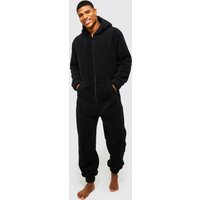 Pijama Enterizo De Borreguito, Negro