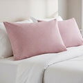 Coppia federe 50x80 cm melange malva