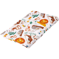 Happy Bear Hydrofiele Doek/Tetradoek/Swaddle/Inbakerdoek In Katoen 120x120 - Wild Animals
