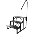 3 Step Ladder for Campervan/Caravan/ RV/ Hot Tub/ Pool with Handrail