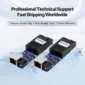 10/100Mbps 25KM Fiber Optic Media Converter BYXGD Module Industrial SC to RJ45 BIDI for Network Engineering Security Monitoring