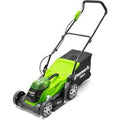 Greenworks G40LM35 40v Cordless Rotary Lawnmower 350mm No Batteries No Battery Charger