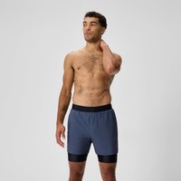 Short de bain Homme 40,5 cm avec jammer gris/noir