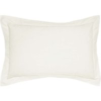 Helena Springfield Plain Dye, 50/50 Percale, Oxford Pillowcase, Ivory