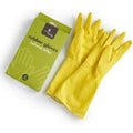 ecoLiving Natural Latex Rubber Gloves - Yellow