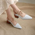 Chiko Caliope Square Toe Block Heels Pumps